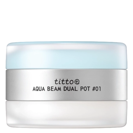 tit to - Aqua Beam Dual Pot - Duo für die Lippen - #01 Aqua Lip Balm/Shine Beam Plumper - 10g