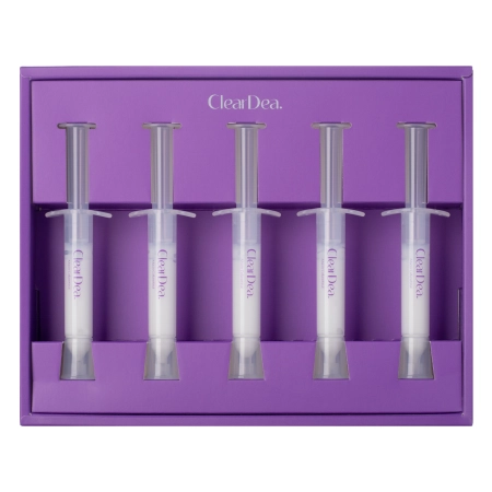 ClearDea - Mucin Collanetinal Deep Wrinkle Shot Set - Straffendes Gesichtsampullen-Set mit Kollagen - 5 Stück x 4 ml
