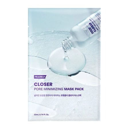 Frankly - Closer Mask - Tuchmaske zur Reduzierung der Sichtbarkeit der Poren - 1 Stk