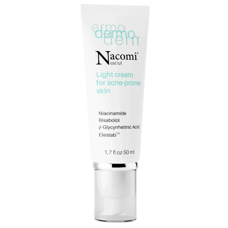 Nacomi - Dermo - Leichte Creme für zu Akne neigende Haut - 50ml
