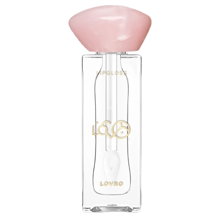 LOVRO - Bloomlight Lipgloss - Lippen-Gloss mit optisch aufpolsterndem Effekt und kühlender Wirkung - 01 Pure Shine - 5,5g