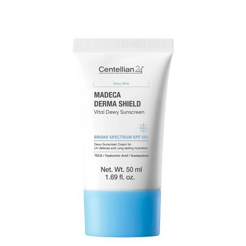 Centellian24 - Madeca Derma Shield Safe Moisture Sun Cream - Feuchtigkeitsspendende Gesichtscreme mit SPF 50+ PA++++ - 50 ml