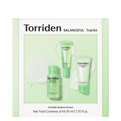 Torriden - Balanceful Trial Kit - Ausgleichendes Gesichtspflege-Set - 30ml+10ml+20ml+6Stk