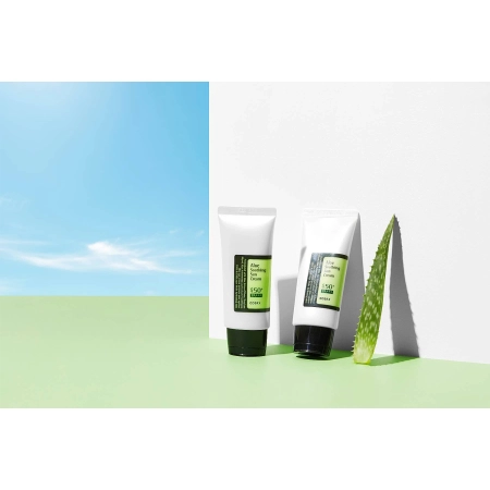 COSRX - Aloe Soothing Sun Cream SPF50+/PA+++ - Feuchtigkeitsspendende Sonnenschutzcreme - 50ml
