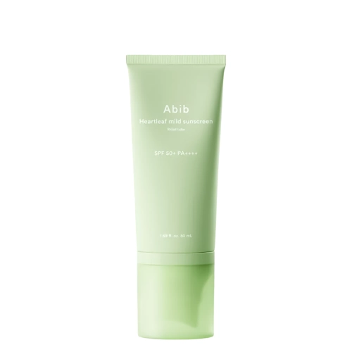 Abib - Heartleaf Mild Sunscreen Relief SPF50+ PA++++ - Beruhigende Sonnencreme mit SPF 50+ - 50 ml