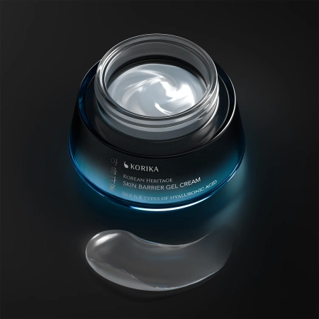 KORIKA - Korean Heritage Silk & 8 Types of Hyaluronic Acid Skin Barrier Gel Cream - Feuchtigkeitsspendende Gel-Creme für das Gesicht - 50ml