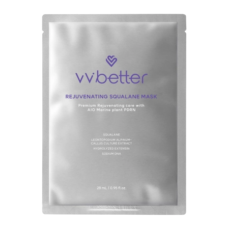 VVbetter - Rejuvenating Squalane Mask - Revitalisierende Gesichtsmaske in einem Tuch - 1pc/28ml