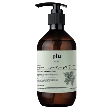 plu - Aroma Body Wash - Duschgel - Basil Eucalyptus - 500 g