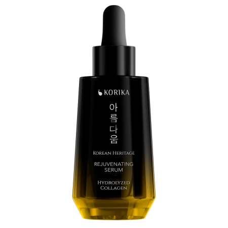 KORIKA - Korean Heritage Hydrolyzed Collagen Premium Rejuvenating Serum - Revitalisierendes Gesichtsserum mit Kollagen - 30 ml