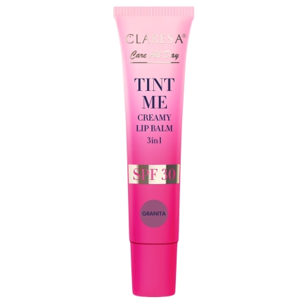 Claresa - Tint Me Creamy Lip Balm 3in1 SPF 30 - Getönter Lippenbalsam mit SPF 30 - Granita - 12 ml