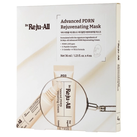 Dr. Reju-All - Advanced PDRN Rejuvenating Mask - Regenerierende und Straffende Tuchmaske - 4 Stück/36ml