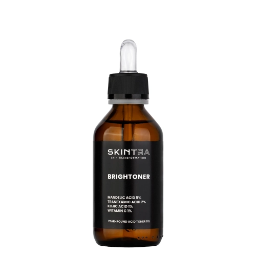 SkinTra - Brightoner - Ganzjähriges Gesichtswasser mit Säuren 9% - 100ml