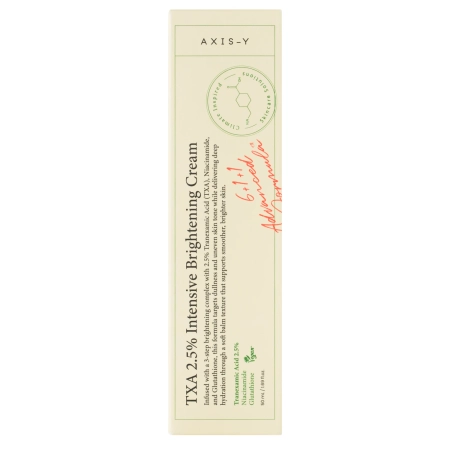 Axis-y - TXA 2,5 % Intensive Brightening Cream – Intensiv aufhellende Gesichtscreme – 50 ml