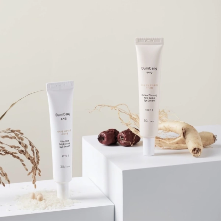 DumiDang - Rice & Ginseng Duo Eye Care Set – Augenpflege-Set – 2x30g