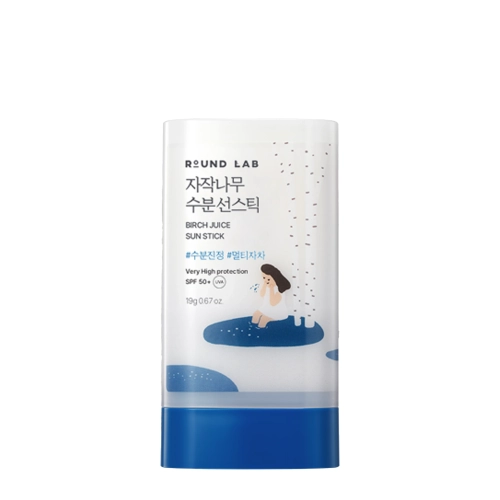 Round Lab - Birch Juice Moisturizing Sun Stick SPF/50+ PA++++ - Sonnenschutzstift mit Birkensaft - 19g