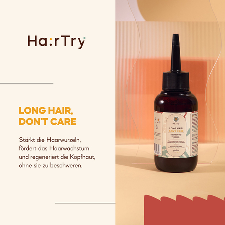 HairTry - Long Hair, Don't Care - Pflegende Kopfhauteinreibung mit eingekapselten Ölen und Pflanzenextrakten 100ml