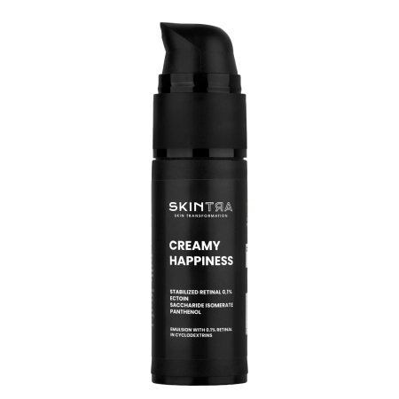 SkinTra - Creamy Happiness - Emulsion mit Retinal 0,1% in Cyclodextrinen - 30ml