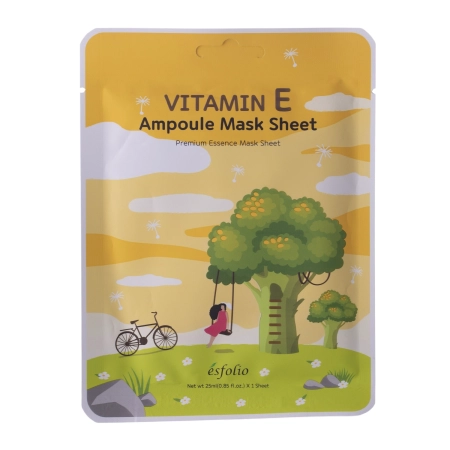 Esfolio - Vitamin E Ampulle Mask Sheet - Nährende Maske mit Brokkoli-Extrakt - 25ml