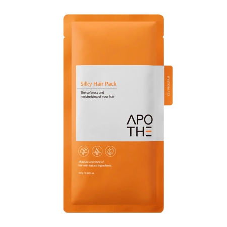 APOTHE Silky Hair Pack - Intensiv feuchtigkeitsspendende Maske für trockenes und strapaziertes Haar - 35ml