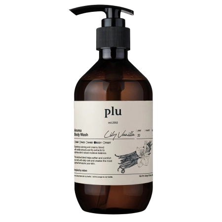 plu - Aroma Body Wash - Duschgel - Lily Vanilla - 500 g