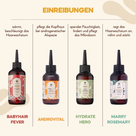 HairTry - Marry Rosemary - Rosmarin-Wasser mit Vitaminen für die Kopfhaut - 100ml