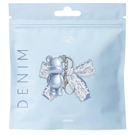 LOVRO - Denim Sugar Teddy Shimmer Lipgloss - Lipgloss mit Glitzerpartikeln - 02 Bow Drop - 1,4 g