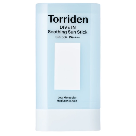Torriden – Dive-In Soothing Sun Stick SPF 50+ PA++++ – Lindernder Sonnenschutzstift – 19 g