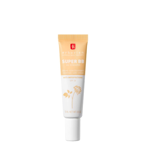 Erborian – Super BB Au Ginseng Nude – Abdeckende Creme zur Korrektur von Hautunreinheiten – 15 ml