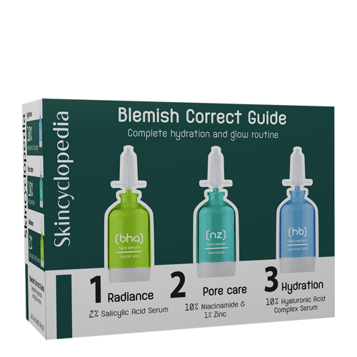 Skincyclopedia - Blemish Guide Set - Behandlung gegen Unreinheiten - 3x15ml