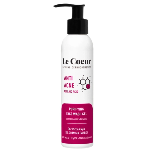 Le Coeur - Anti Acne - Dermo Gesichtsreinigungsgel mit Azelainsäure und Apfelsäure - 150 ml