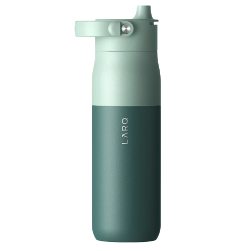 LARQ - Bottle PureVis 2 - Intelligente, Selbstreinigende Wasserfilterflasche, UV-C-Licht - Eucalyptus Green – 680ml