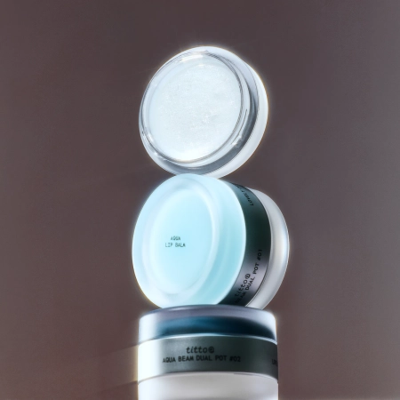 tit to - Aqua Beam Dual Pot - Duo für die Lippen - #01 Aqua Lip Balm/Shine Beam Plumper - 10g