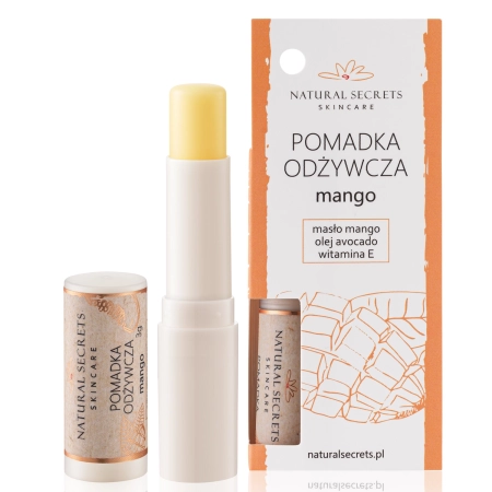 Natural Secrets - Schutzender Lippenpflegestift - Mango - 3,5g