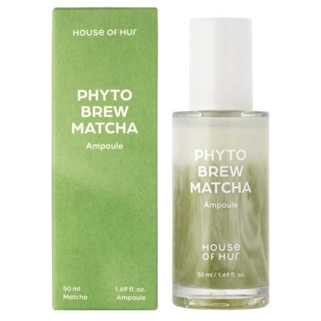 House of Hur - Phyto Brew Matcha Ampoule - Feuchtigkeitsspendende und strahlkraftverleihende Ampulle - 50 ml