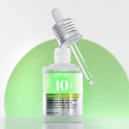 Anua - Azelaic Acid 10 Hyaluron Redness Soothing Serum - Serum mit Azelainsäure und Hyaluronsäure - 30ml