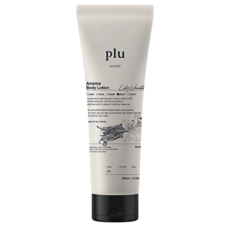 plu - Aroma Body Lotion - Körperlotion - Lily Vanilla - 200 ml