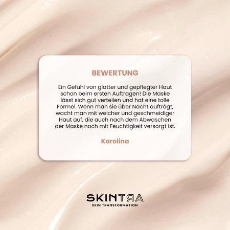 SkinTra - Moisture Level Up - Feuchtigkeitsspendende und nährende Maske für Gesicht und Augenpartie - 100 ml