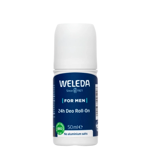 WELEDA – For Men 24h Deo Roll-On – 24h Roll-On-Deodorant für Männer – 50 ml