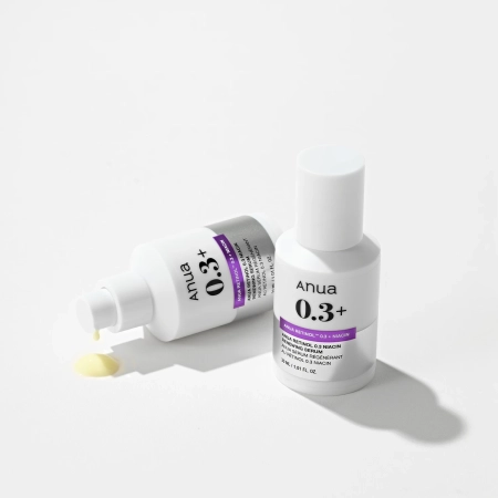 Anua - Nano Retinol 0,3% + Niacin Renewing Serum - Glättendes und aufhellendes Retinol-Serum - 30ml