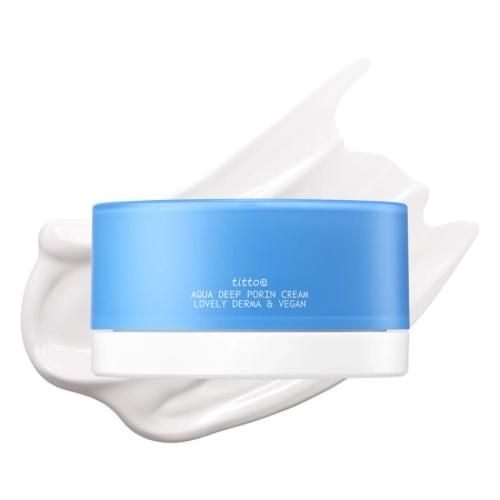 titto - Aqua Deep Porin Cream - Feuchtigkeitsspendende Gesichtscreme - 50ml