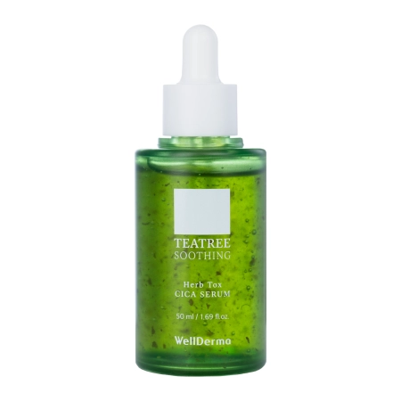 WellDerma - Herb Tox Cica Serum - Feuchtigkeitsspendendes und linderndes Gesichtsserum - 50ml