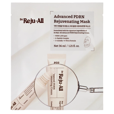 Dr. Reju-All - Advanced PDRN Rejuvenating Mask - Regenerierende und Straffende Tuchmaske - 4 Stück/36ml