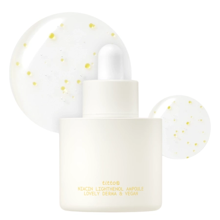 titto - Niacin Lightenol Ampoule - Feuchtigkeitsspendende und stärkende Gesichtsampulle - 30 ml