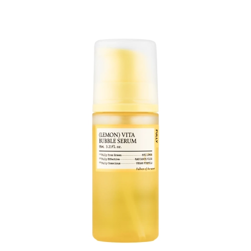 FULLY - Lemon Vita Bubble Serum - Aufhellendes Schaumserum - 95 ml