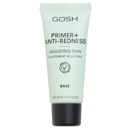 GOSH – Primer+ Anti-Redness – Korrigierende Make-up-Basis – 30 ml