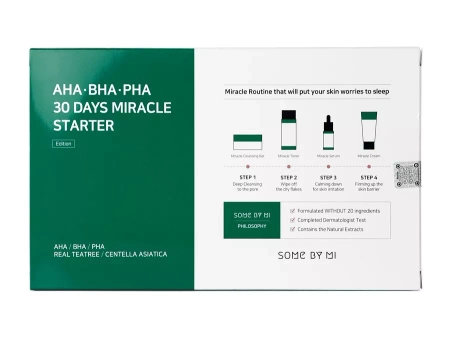 Some By Mi - AHA BHA PHA 30 Days Miracle Starter - Hautpflegeset mit AHA, BHA, PHA Säuren