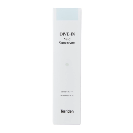 Torriden - Dive-In - Mild Sunscreen SPF50+ PA++++ - Feuchtigkeitsspendendes Sonnenschutzmittel - 60ml