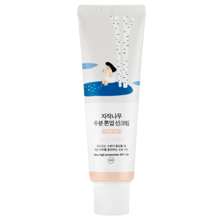 Round Lab - Birch Moisture Tone-Up Sunscreen - Tönende Sonnencreme - 50ml