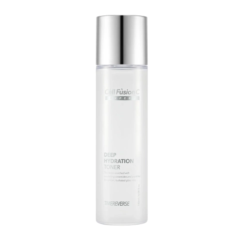 Cell Fusion C - Time Reverse Deep Hydration Toner - Tiefenwirksames Gel-Gesichtswasser mit Ceramiden und Hyaluronsäure – 180 ml