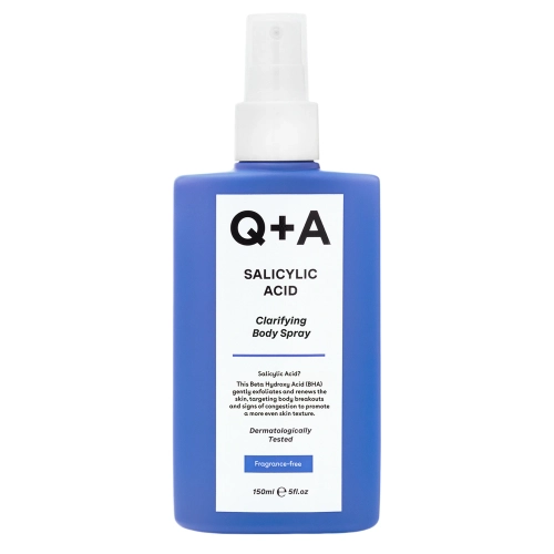 Q+A – Salicylic Acid Body Spray – Körperspray mit Salicylsäure – 150 ml